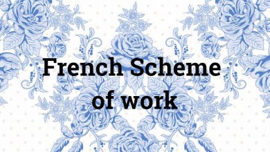 French Scheme of work